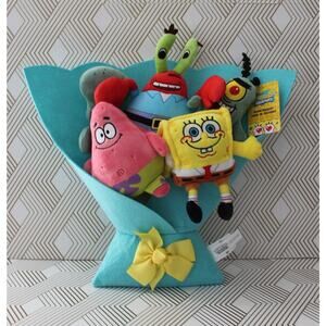 Ruz Large Spongebob Squarepants Plush Bouquet 13" New